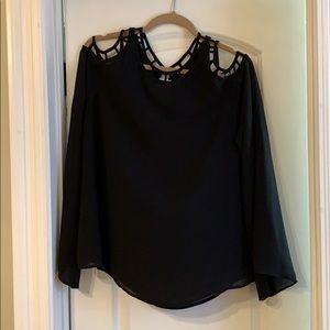 Naked Zebra Long Sleeve Blouse